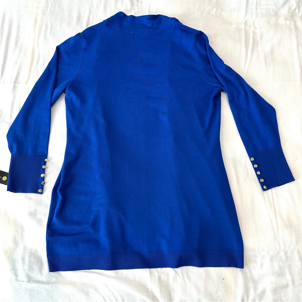 JM Collection Cardigan Women's XL Lagenlook Modern Office Pockets Lightweight - Picture 8 of 14